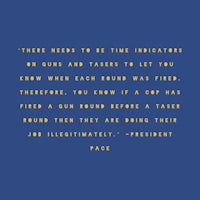 there needs to be time indicators on and taters to let you know who's rounding up cops